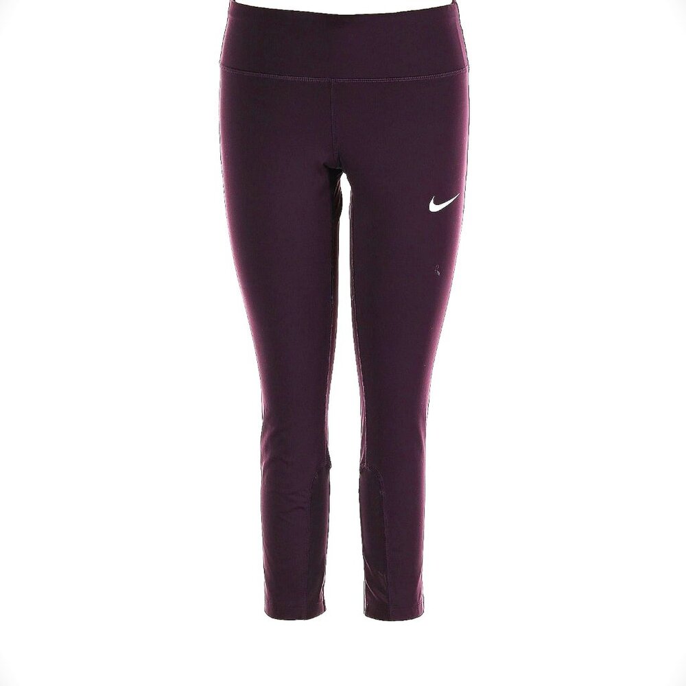 NIKE Running Athletic Womens Capri Drawstring Workout Legging Size Medium
